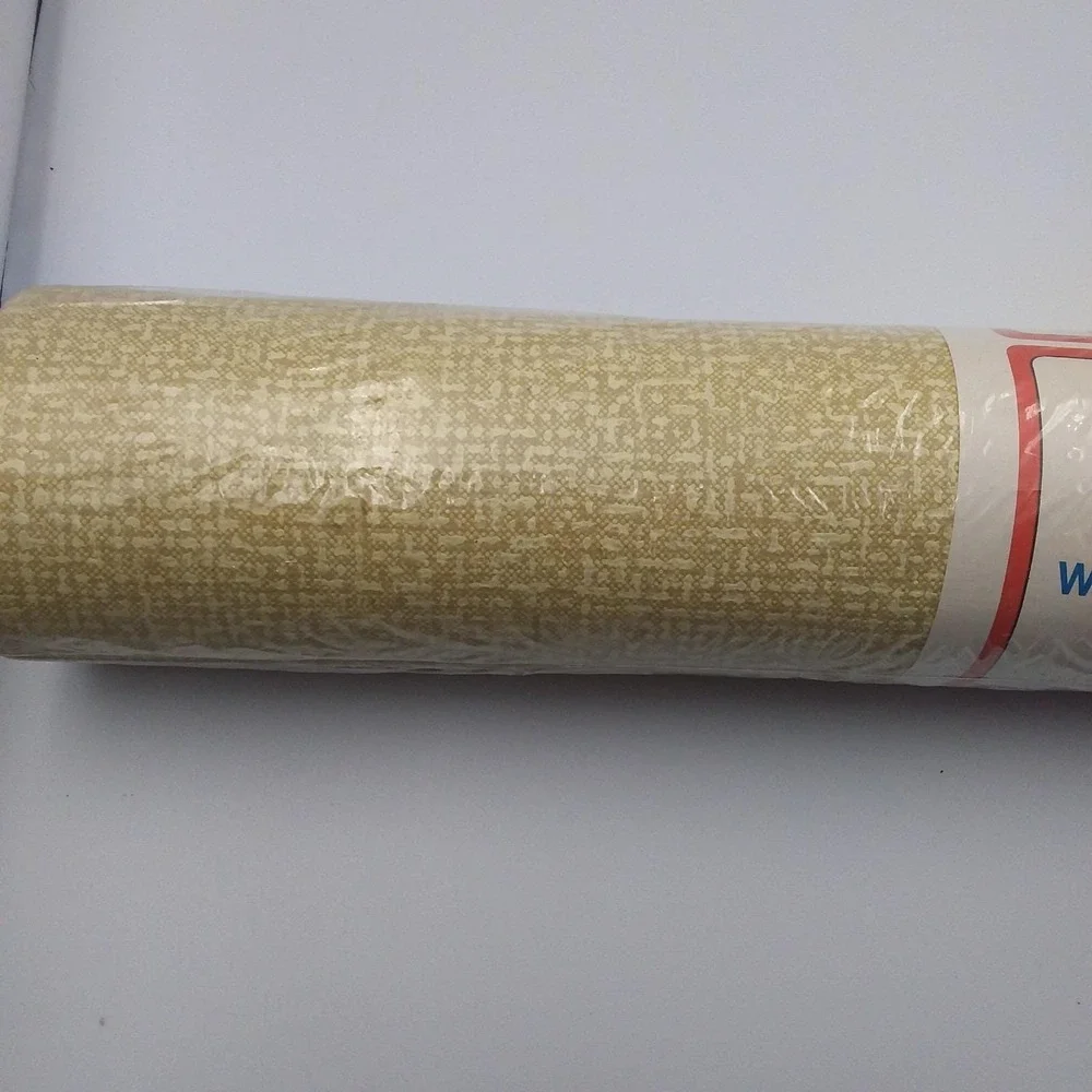 Vtg MCM 1970s Birge Unused Bamboo Print Wallpaper 70 sq ft Dbl‎ Roll